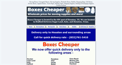 Desktop Screenshot of boxescheaper.com